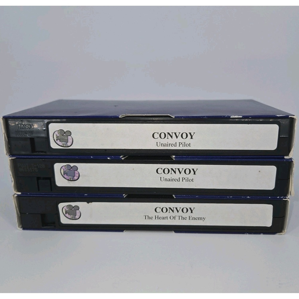 Convoy 1965 NBC TV Series VHS Lot Unaired Pilot WWII Naval‎ Drama Archive